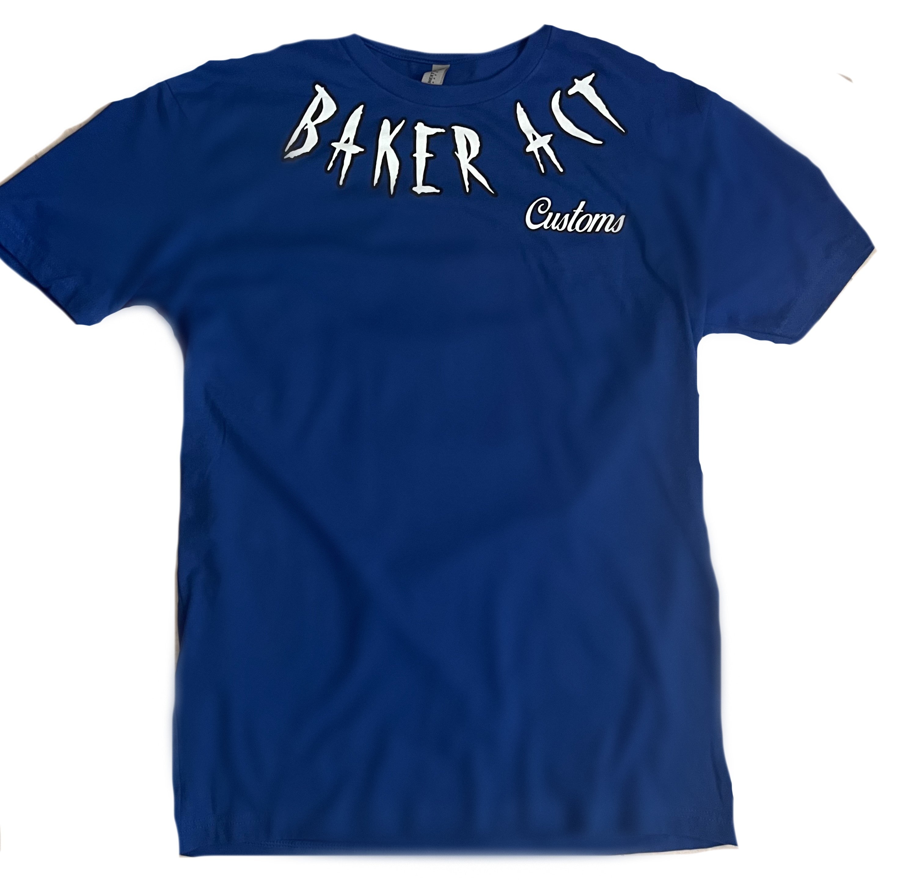 Men's Royal  with White Logo T-Shirt