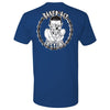 Men's Royal  with White Logo T-Shirt